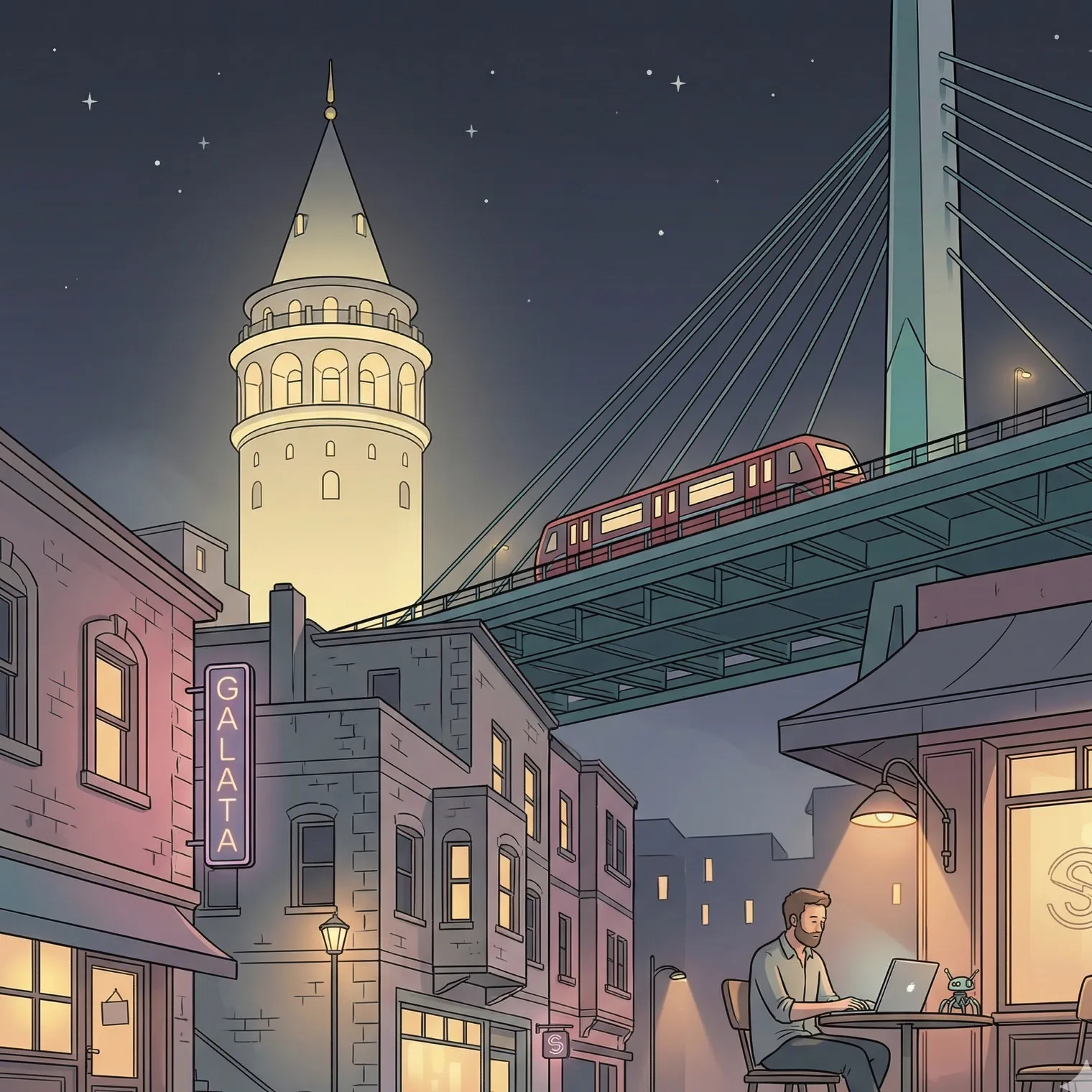 Galata After Dark