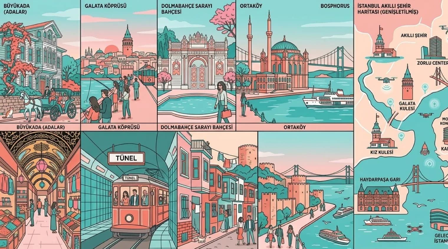 Istanbul Stories — The Complete Map