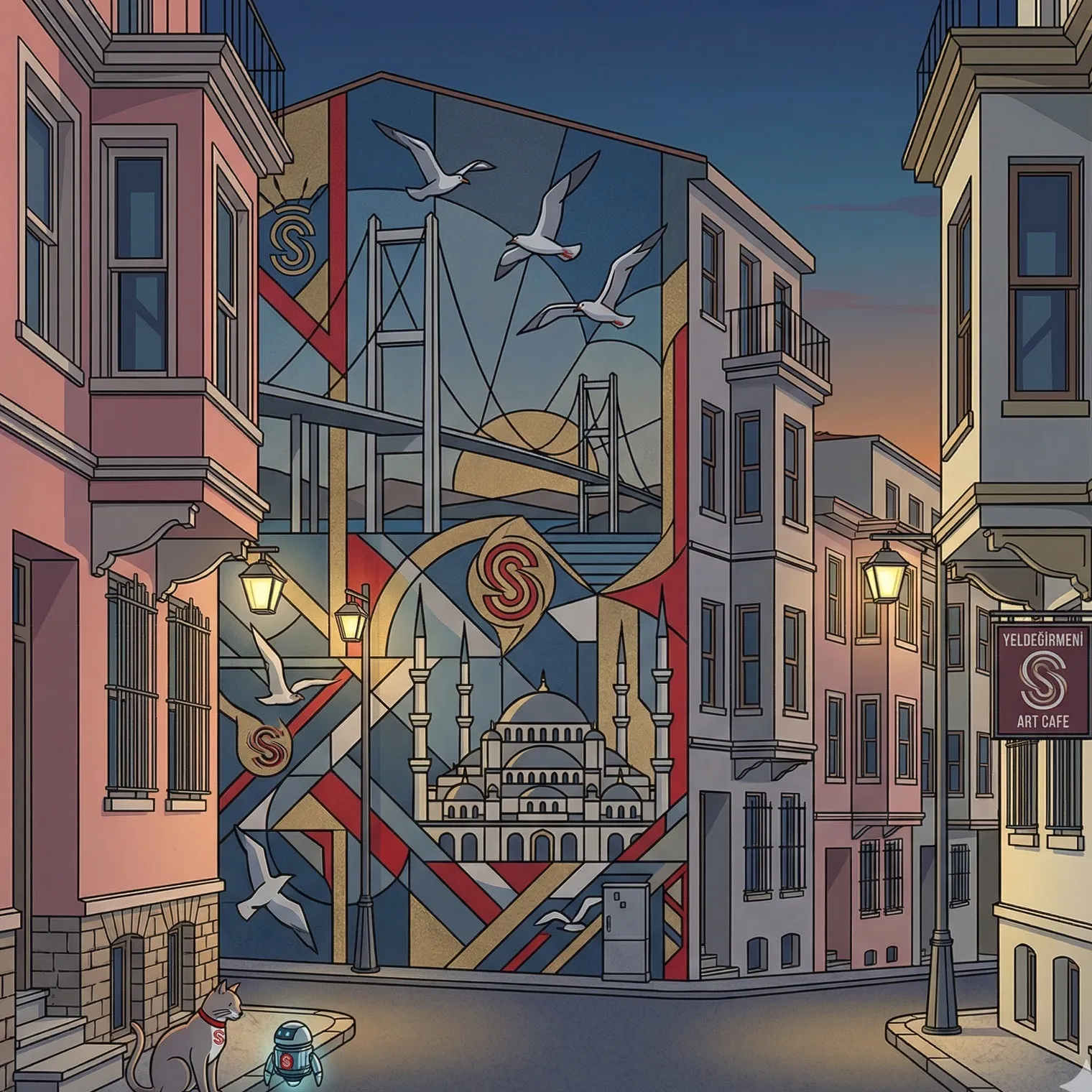 Yeldegirmeni Street Art